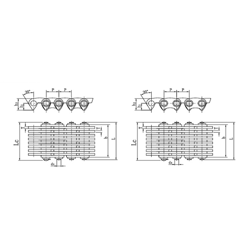 โซ่เงียบสัมผัสด้านข้าง