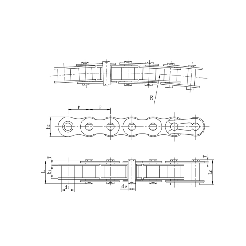 โซ่ผูกด้านข้างที่ทนทานและมีเสถียรภาพ
