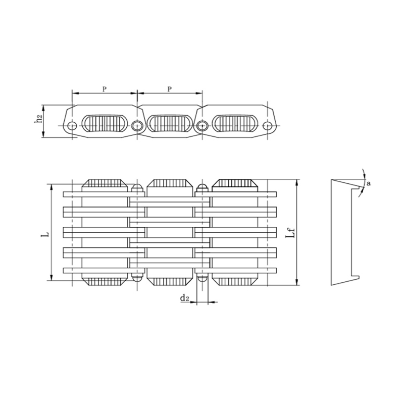 โซ่ปรับความเร็วได้ไม่จำกัดแบบ PIV พร้อมใบสไลด์