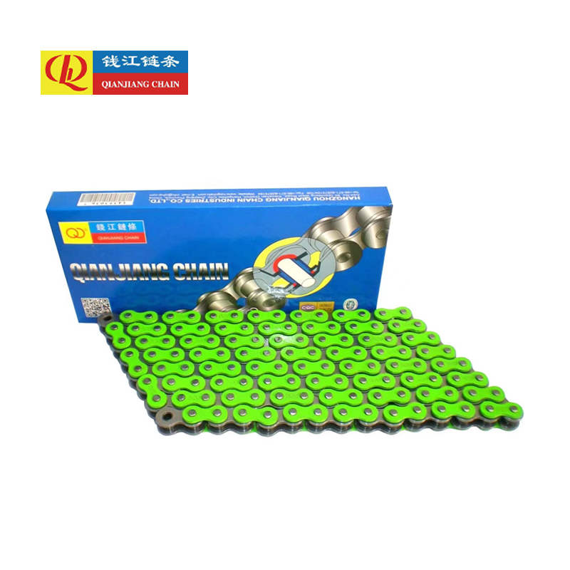 โซ่รถจักรยานยนต์งานหนักเหล็กโลหะผสมคุณภาพสูงแข็งแรง